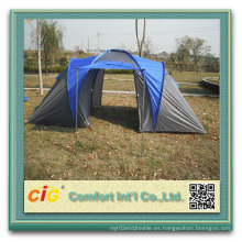 Cuatro personas 4 personas Stretch Tent Dos puertas